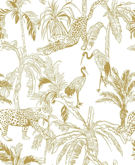 Leopard Peel And Stick Wallpaper Design