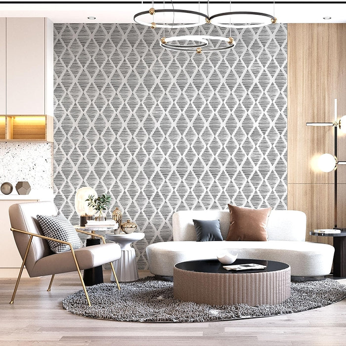 Modern Peel And Stick Wallpaper Geometric Design