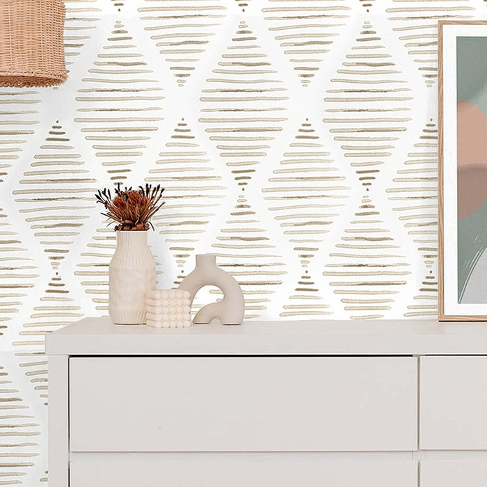 Modern Peel And Stick Wallpaper Geometric Design