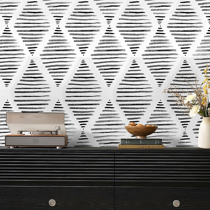 Modern Peel And Stick Wallpaper Geometric Design