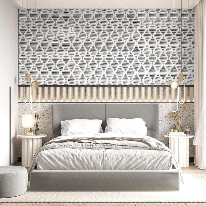 Modern Peel And Stick Wallpaper Geometric Design