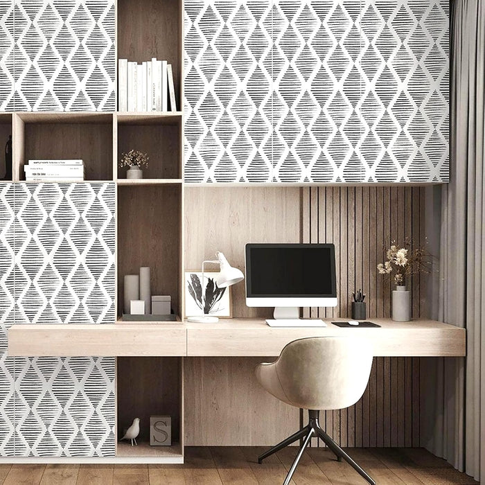 Modern Peel And Stick Wallpaper Geometric Design