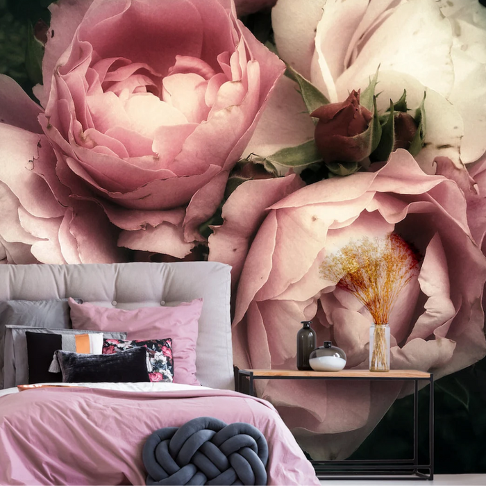 Flower Wall Mural Floral Wallpaper