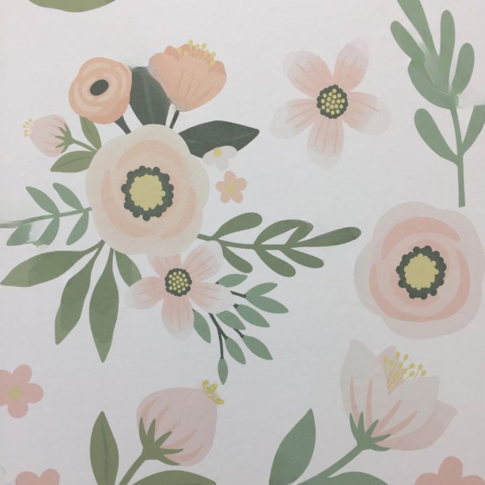 Forever Floral Wall Decals Pastels