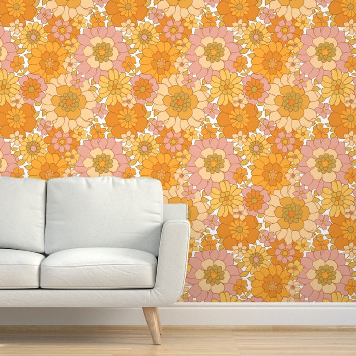 Vintage Flower Wallpaper