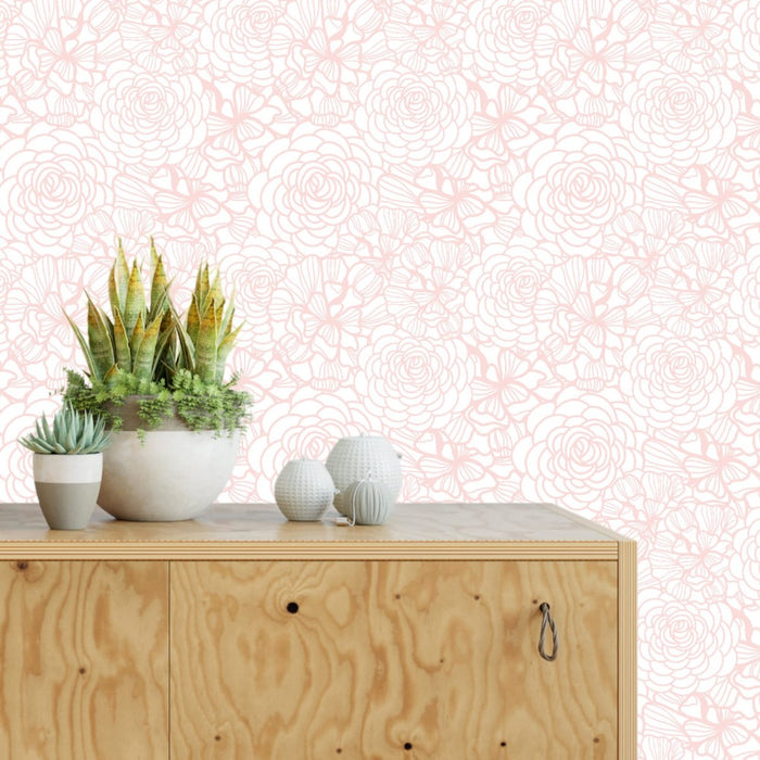 Blush Peony Wallpaper