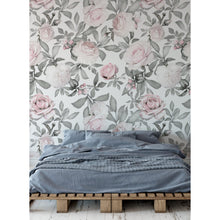 Rose Floral Peel And Stick Wallpaper
