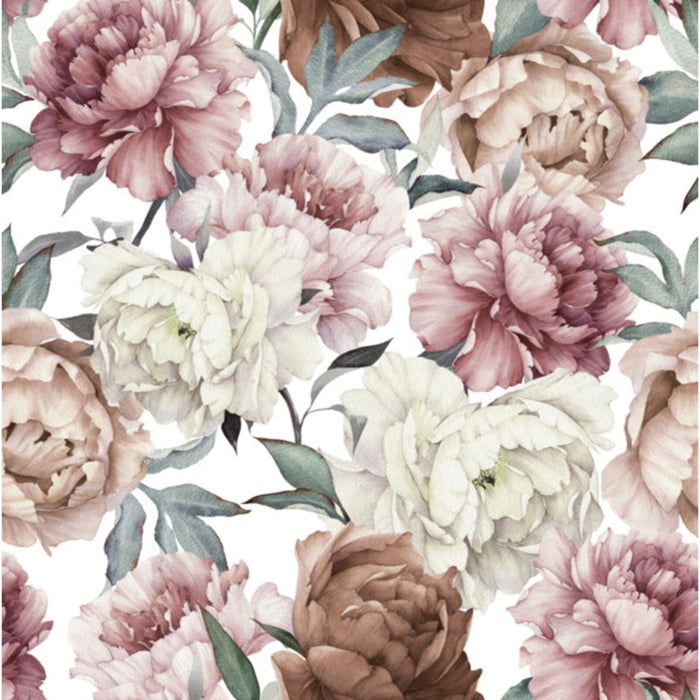 Stylish Floral Removable Wallpaper