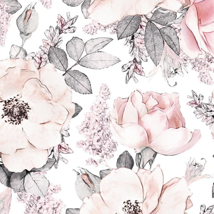 Watercolor Floral Bliss Wallpaper