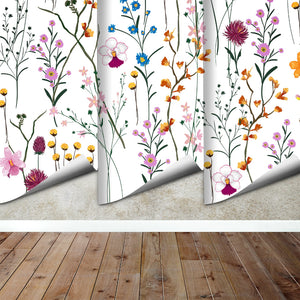 Wild Flowers Peel And Stick Wallpaper