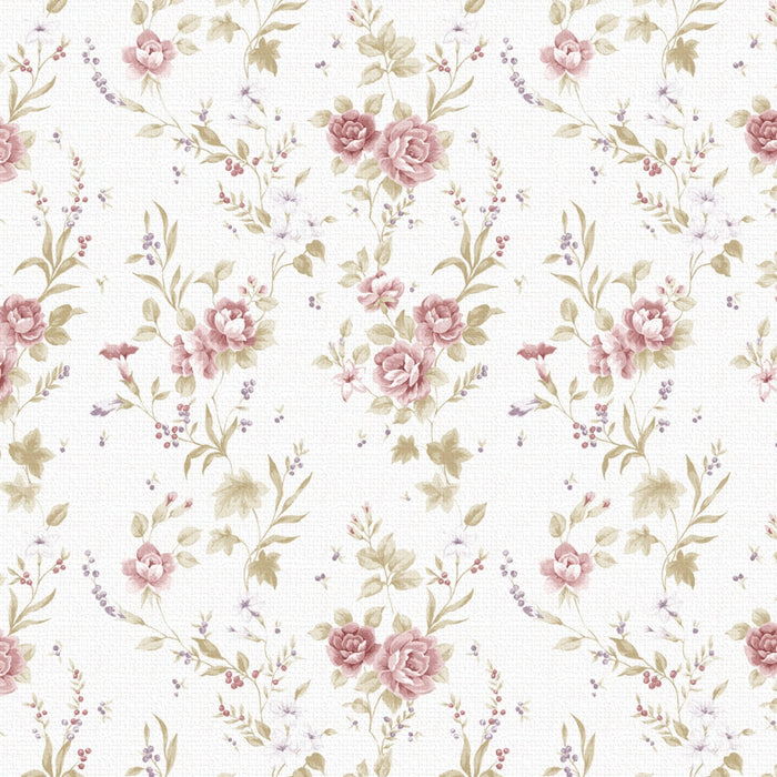 Delicate Floral Removable Wallpaper