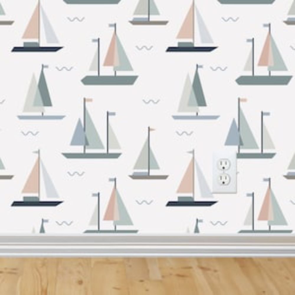 Sailor Nursery Wall Decor Removable Wallpaper