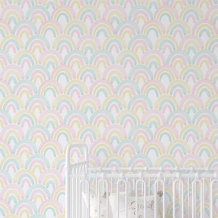 Rainbow Scallop Wallpaper