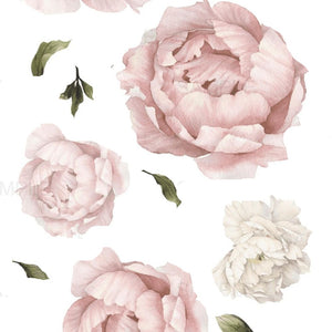 Peony Flower Wall Decals