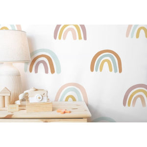 Neutral Rainbow Removable Wall Decals