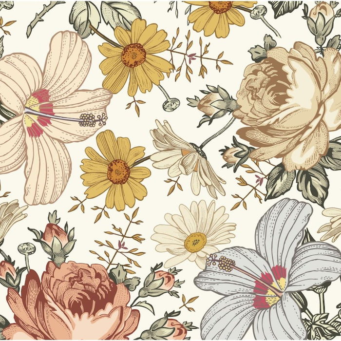 Madelyn Flowers Removable Wallpaper