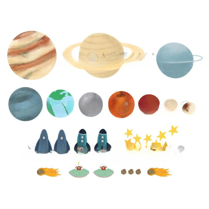 Solar System Removable Wall Decals