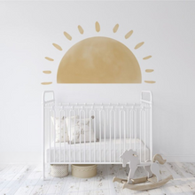 Large Sun Print Removable Wall Decal
