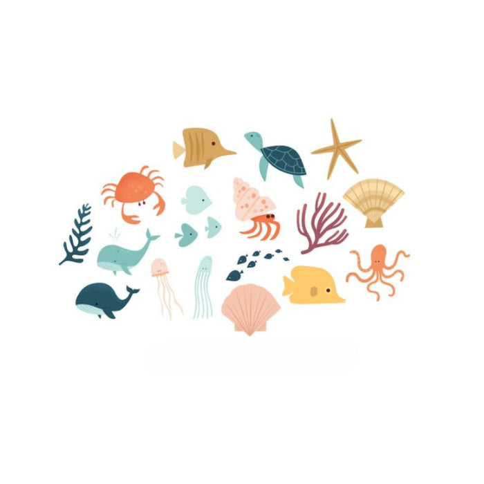 Sea Animals Removable Wall Stickers