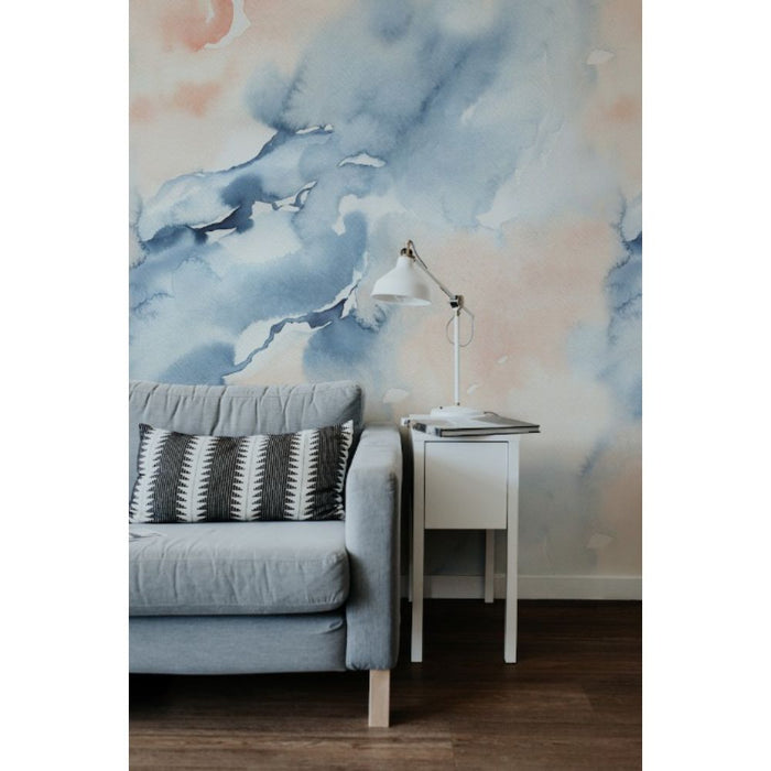 Mural Painted Watercolor Wallpaper