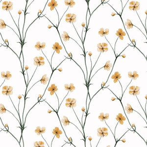 Buttercup Blooms Wallpaper