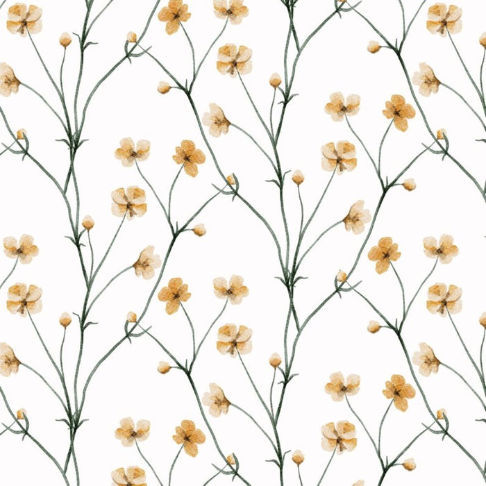 Buttercup Blooms Wallpaper