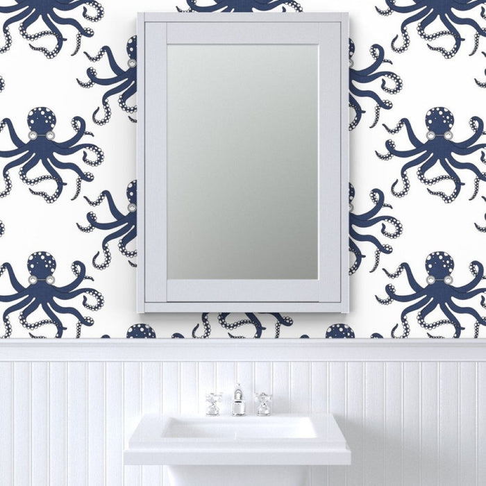 Octopus Printed Wallpaper