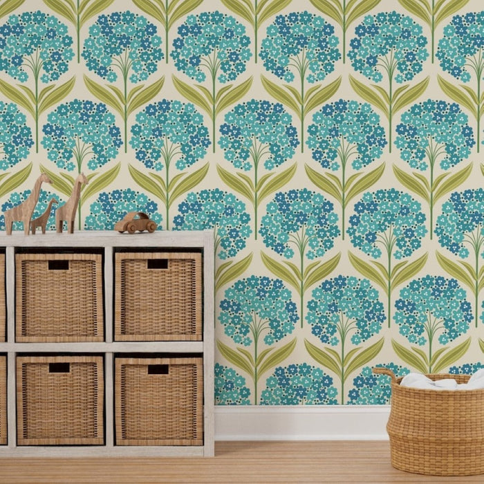 Vintage Pom Pom Wallpaper