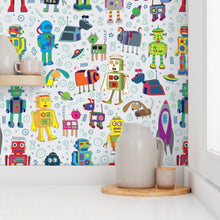 Robots In Space Wallpaper