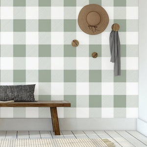Gingham Peel And Stick Wallpaper