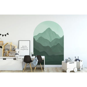 Painted Mountains Removable Wall Sticker