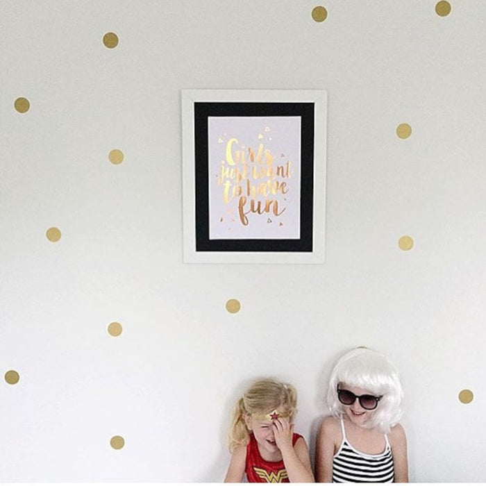 Polka Dot Decals Vinyl Wall Stickers