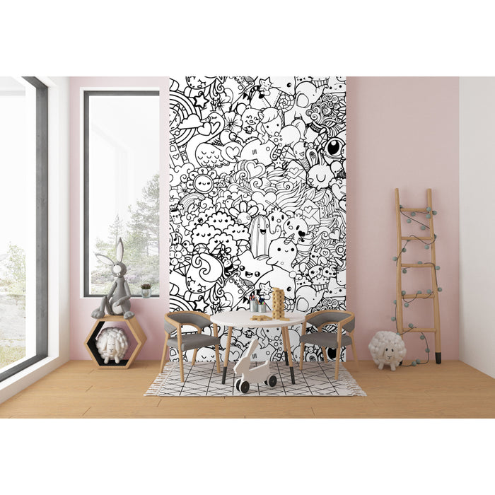 Kids Room Doodles Wallpaper