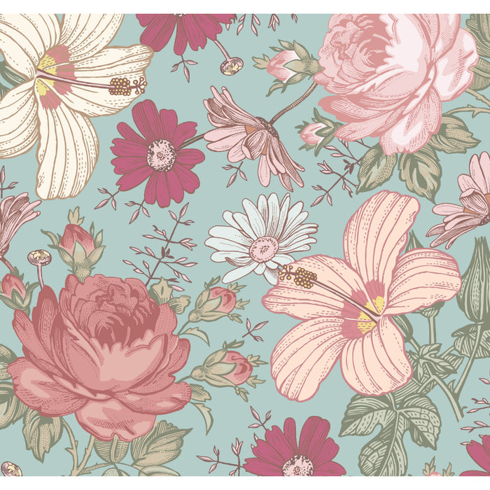 Peel And Stick Wonder Floral Wallpaper