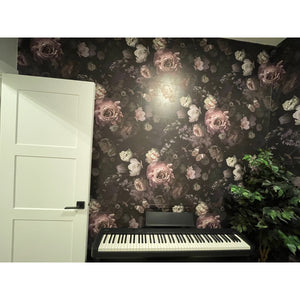 Elegant Floral Peel And Stick Wallpaper