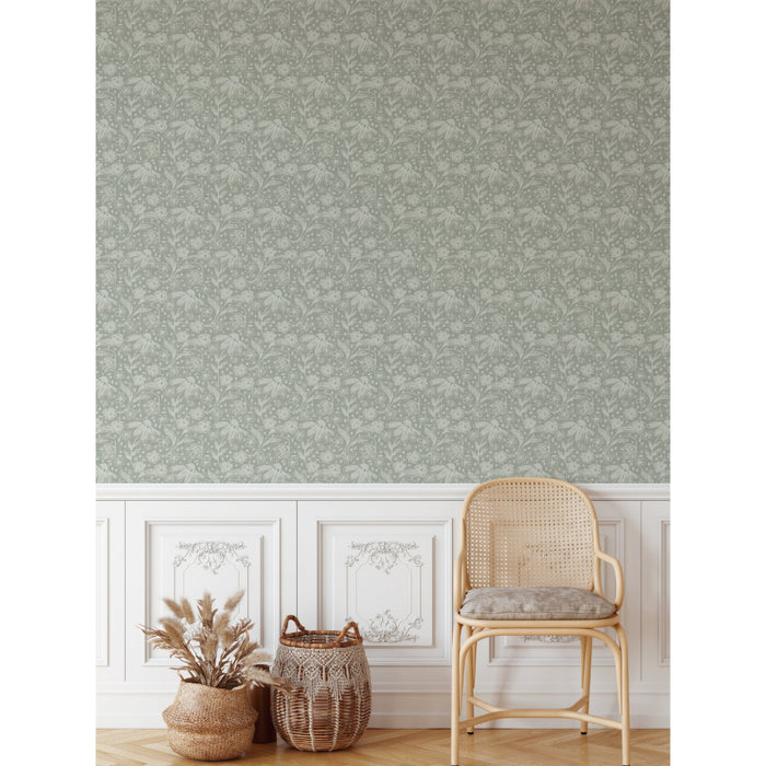 Floral Freshness Removable Wallpaper