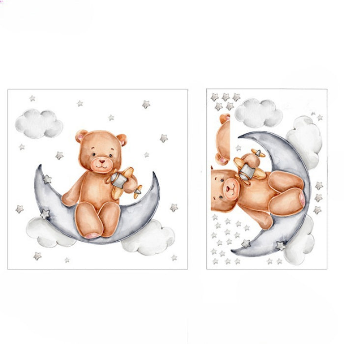 Animal Bear Pattern Wall Stickers