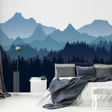 Blue Mountain Wall Mural For Kids Room