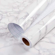 Glossy Marble Paper Granite Thick PVC Peel And Stick Wallpaper