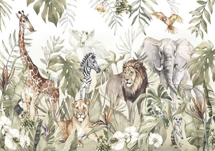 3D Adorable Wild Animals Wallpaper