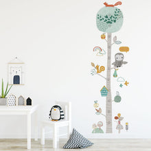 Forest Animal Trees Height Wall Sticker