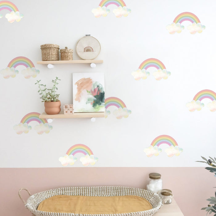 Rainbow Stencils For Wall Stickers