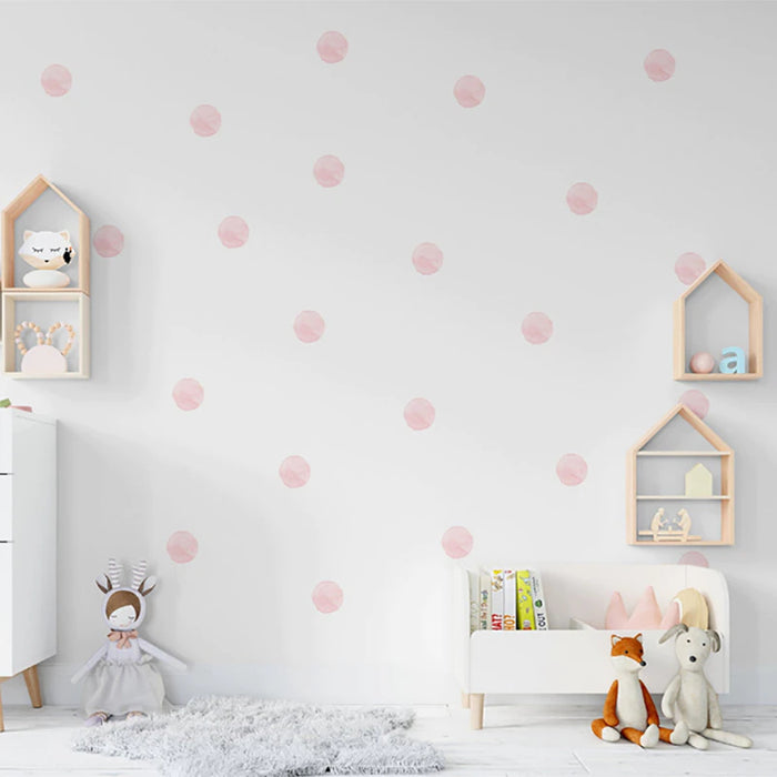 Watercolor Dot Wall Stickers