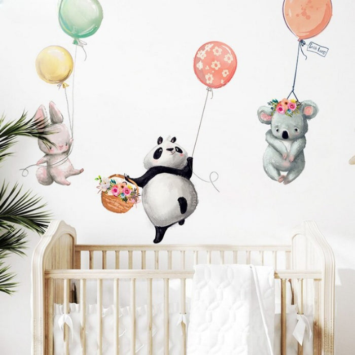 Cute Animal Bedroom Wall Stickers