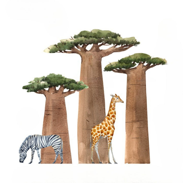 Huge Tree Green Forest Wall Stickers