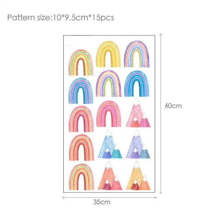 Colorful Rainbow 3D Wall Stickers