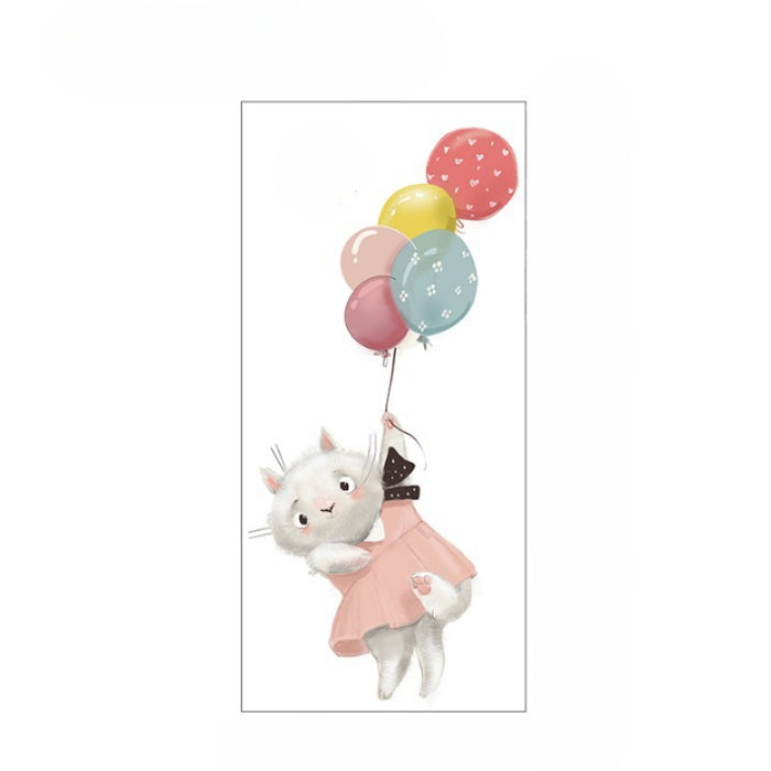 Colorful Balloon Pig Cat Wall Stickers
