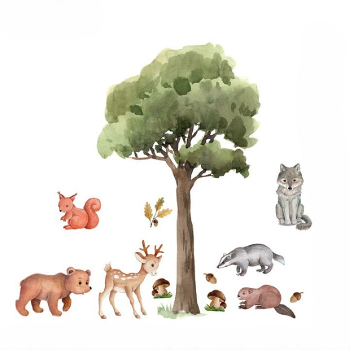 Wall Sticker Of Forest Animals