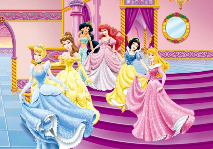 3D Magical Disney Princesses Wallpaper