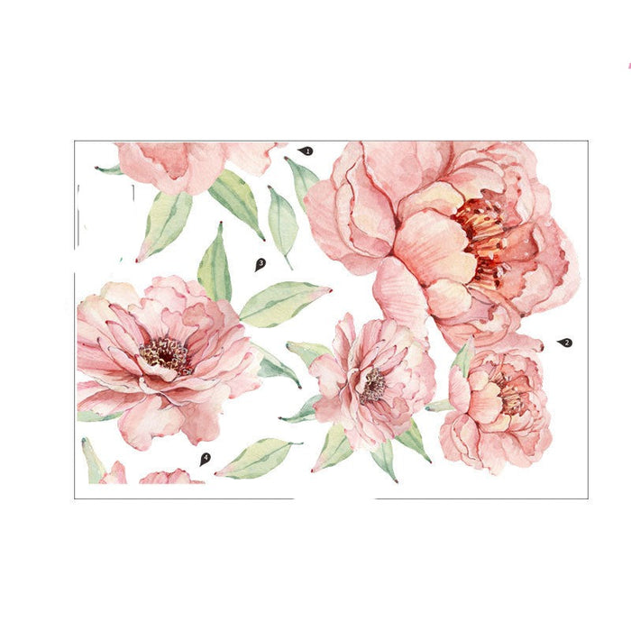 Rose Beautiful Flowers Wall Stickers